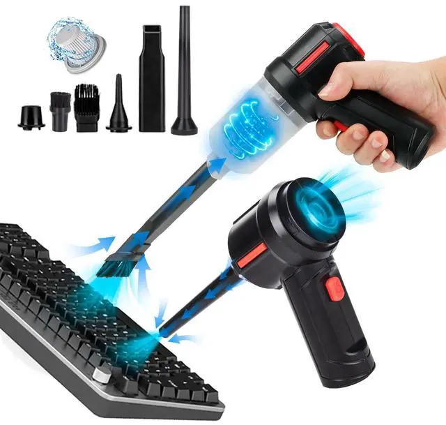 Main image of Meudeen Air Duster - Computer Vacuum Cleaner - for Keyboard Cleaning- Cordless Canned Air- Powerful - Energy-Efficient(Air-01)