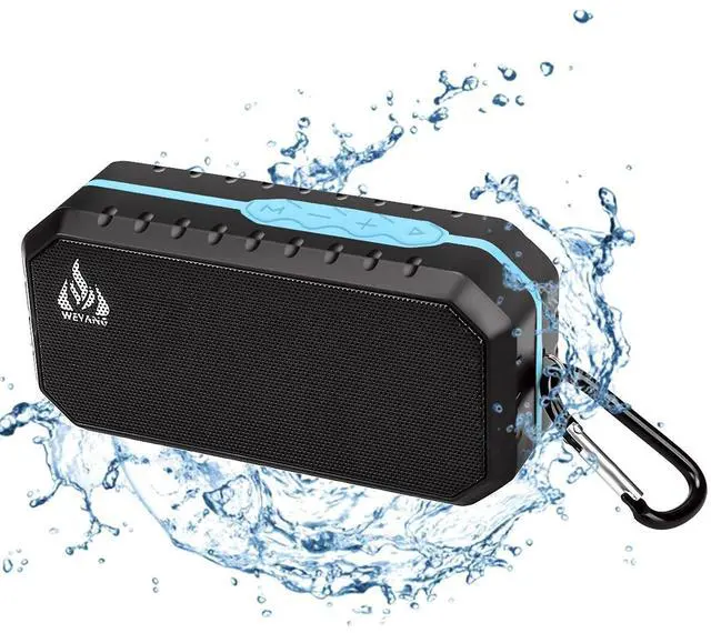 Main image of WEYANG Portable Bluetooth Speaker,IP65 Waterproof Wireless Speaker,Wireless Outdoor Bluetooth Speakers,Bluetooth 5.0,Built in micSupport Micro SD/TF Card