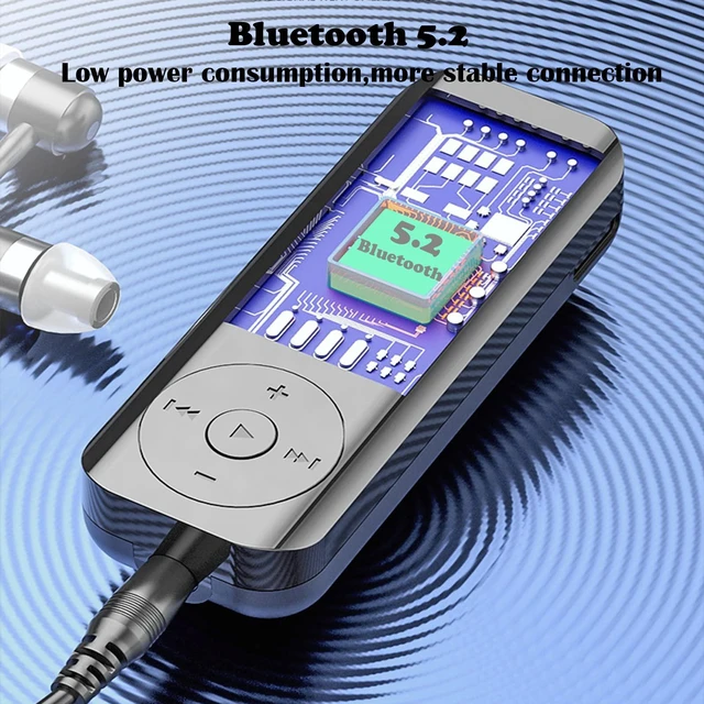 Alt view image 5 of 6 - Bluetooth 5.2 Adaptor for Wireless Headphones, 60H Battery Life Bluetooth Receiver with LED Digital Display & Noise Cancelling Mic, Wireless Audio Receiver for Speakers, Car/Home Stereo