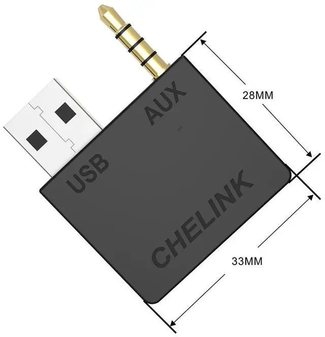 Alt view image 4 of 7 - CHELINK Audio Bluetooth Transmitter/Receiver, Car Aux Adapter for Music Streaming Sound System, Fit K-I-A, H-yundai Car Stereo Compatible for i7 X XS Max XR 8Plus 5 6 i-Pad Smartphone