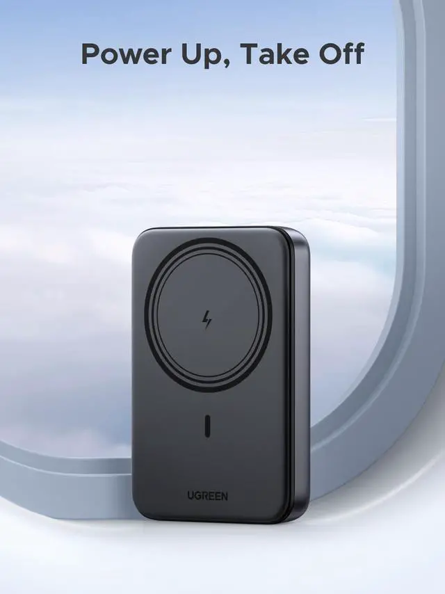 Alt view image 7 of 7 - UGREEN Magnetic Power Bank,10,000mAh Wireless Portable Charger, PD 20W Fast Charging Battery Pack with USB-C for Magsafe, iPhone 17/17 Pro/17 Air/17 Pro Max/16/16 Pro/16 Pro Max, iPhone15/14/13 Series