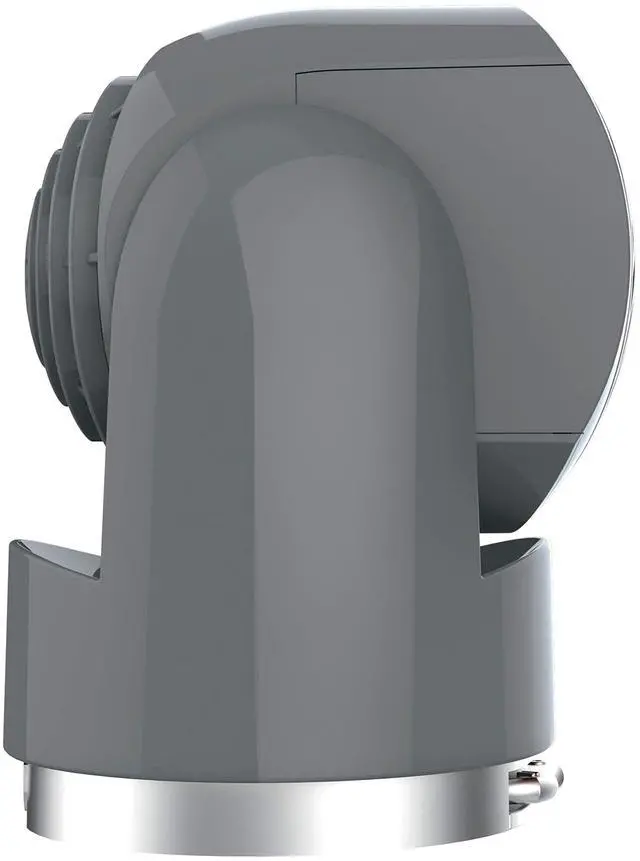 Alt view image 3 of 6 - Vornado Flippi V6 Compact Air Circulator Fan, Quiet Portable Travel Fan for Office or Bedroom, Adjustable Head, 2 Speeds, Storm Gray