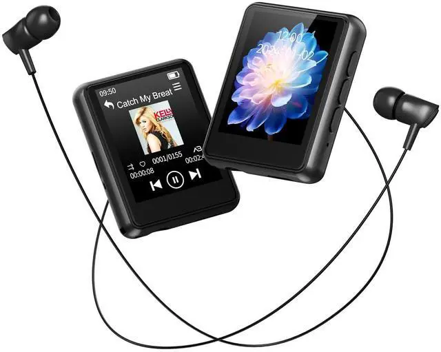 Main image of 64GB MP3 Player with Bluetooth, Full Touch Screen Portable Music MP3 Player Built-in HD Speaker, FM Radio, Voice Recorder, Mini Design Sports Music Player Support Expansion (128GB)