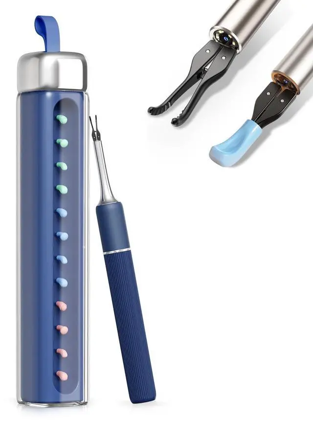Main image of CozyZen S5 Smart Visual Ear Cleaner with 10MP Camera & 1080P HD - Earwax Removal Tool Kit: Omnidirectional Tweezers, Otoscope, 12 Silicone Tips (iOS/Android, Portable Case)
