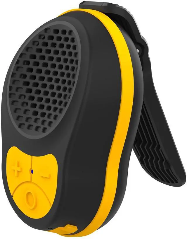 Main image of SOFAMIRI Wearable Bluetooth Speaker Clip On, Small Portable Speaker, Waterproof Bluetooth Mini Speaker with Microphone for Workout Running Up to 24H Playtime(Black+Orange)