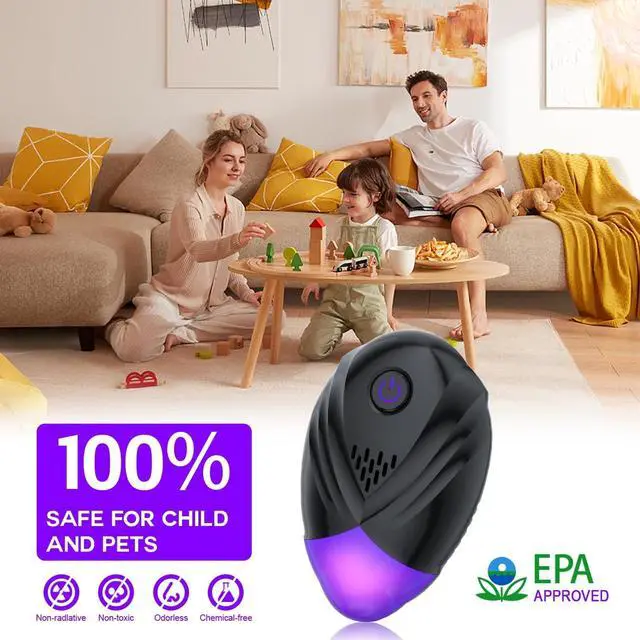 Alt view image 5 of 6 - 2026 Upgraded Ultrasonic Repeller 6 Packs, Indoor Ultrasonic Repellent for Roach, Rodent, Mouse, Bugs, Ant, Mosquito, Mice, Spider, Electronic Plug in Pest Control