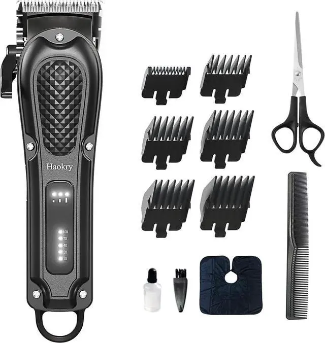 Main image of Haokry Hair Clippers for Men Professional - Cordless&Corded Barber Clippers for Hair Cutting & Grooming Rechargeable Beard Trimmer