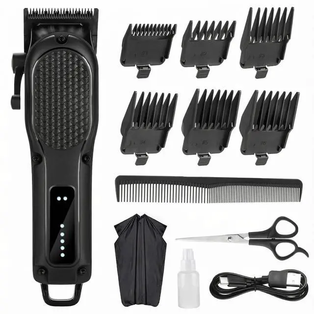 Main image of NUTCORE Men's Hair Clippers for Professional Hair Trimmer Cordless Rechargeable Powerful Beard Trimmer Hair Cutting Grooming Tool