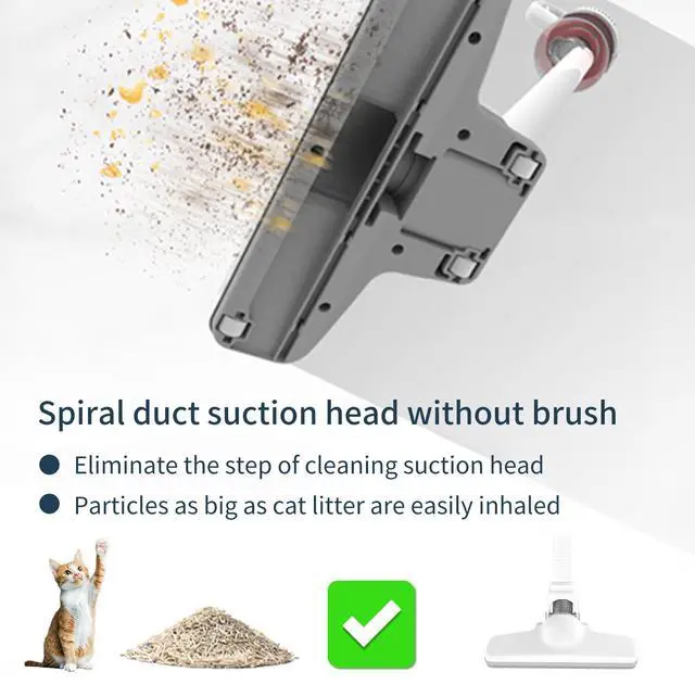 Alt view image 4 of 7 - KEROMEE Stick Vacuum Cleaner, Corded Handheld Vacuum Cleaner Mini Electric Broom for Pet Hair Hardwood Floor Cat Litter Carpet Cleaning (16ft-Cord)