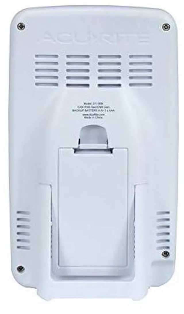 Alt view image 7 of 7 - AcuRite 01136M Wireless Thermometer with Indoor/Outdoor Temperature and Humidity, White