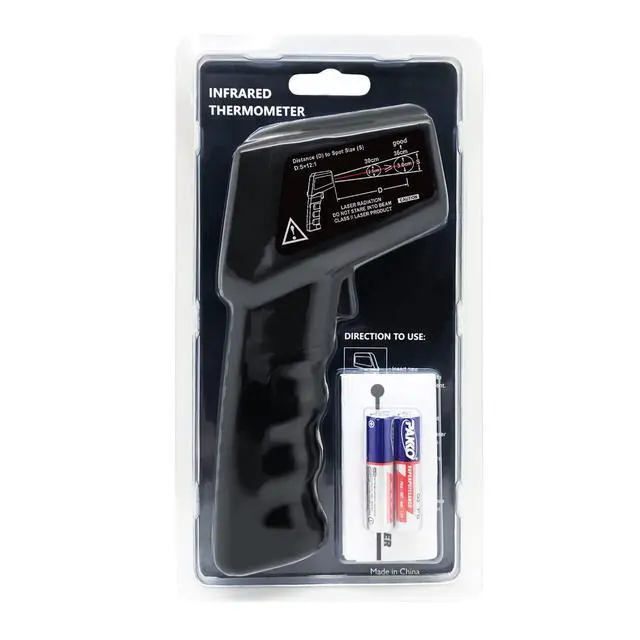 Alt view image 7 of 7 - Infrared Thermometer Temperature Gun -58~ 1022 (-50 ~ 550) Non-Contact Instant-Read Digital Laser Infrared Ir Thermometer with Color Screen (Black)