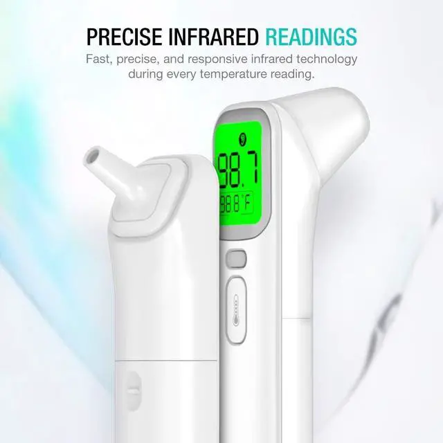 Alt view image 2 of 7 - EasyEast Touchless Infrared Forehead Thermometer, Smart Digital Screen, Fast Reading Detection, No Battery Included