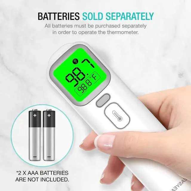 Alt view image 5 of 7 - EasyEast Touchless Infrared Forehead Thermometer, Smart Digital Screen, Fast Reading Detection, No Battery Included