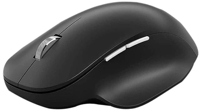 Alt view image 12 of 13 - Microsoft Bluetooth Ergonomic Mouse - Matte Black with comfortable Ergonomic Design, Thumb Rest, up to 15months battery life. Works with Bluetooth enabled PCs/Laptops Windows/Mac/Chrome computers