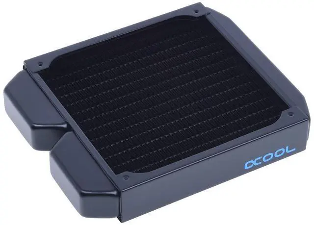 Alt view image 12 of 16 - Alphacool NexXxos ST30 Full Copper Radiator 140, 140mm x 1, Single Fan, Black