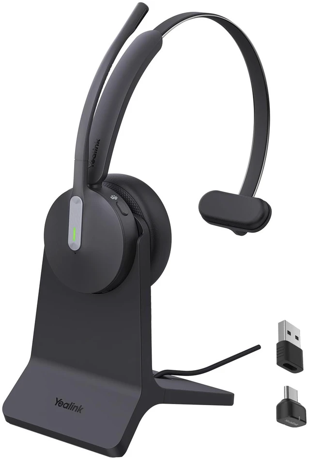 Main image of BH70 Mono Wireless Headset with Mic for Work, Bluetooth Headphone Teams Certified, up to 35h Talk Time, 91g Lightweight Comfort, USB-C to A