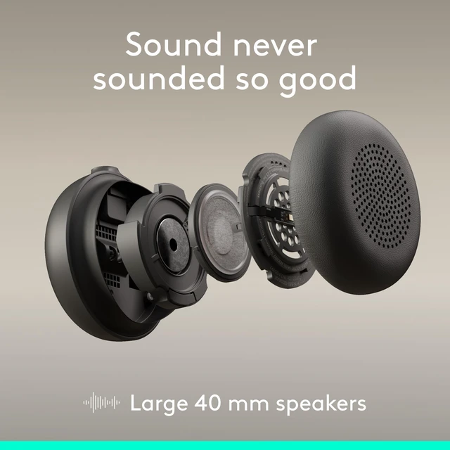 Alt view image 4 of 7 - Zone Wired 2 Noise Canceling Headset with Adaptive Hybrid - Black Noise-canceling, adaptive hybrid ANC, wired connectivity