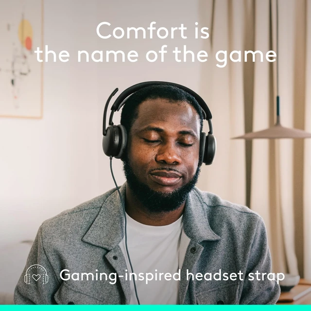 Alt view image 5 of 7 - Zone Wired 2 Noise Canceling Headset with Adaptive Hybrid - Black Noise-canceling, adaptive hybrid ANC, wired connectivity