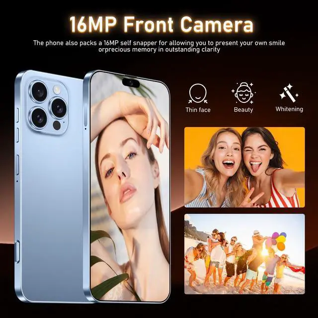 Alt view image 6 of 7 - GAMAKOO G16 PRO MAX 6GB+128GB Dual Sim 5G Unlocked Cell Phone Smartphone Android Cheap Phone