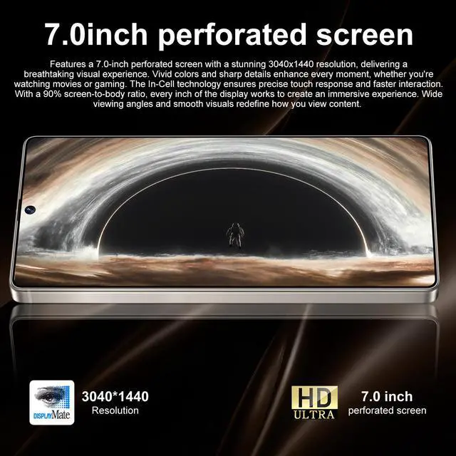 Alt view image 3 of 7 - GAMAKOO G25 Ultra S Pen 5G Smartphone Dual Sim 3GB+32GB | 7 inch Screen | Android 15 | 6000 mAh Battery | 16MP+32MP | Cheap Unlocked Cell Phone Purple