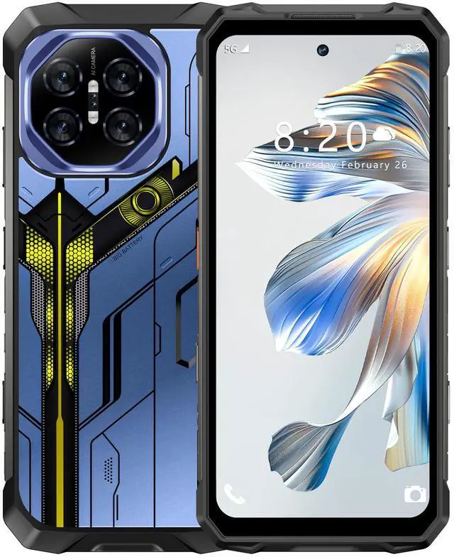 Main image of GAMAKOO R26 Ultra 5G Rugged Smartphone Dual Sim 12GB+256G Unlocked Cell Phone 7.2" Screen Android 15 Deca Core 72+108MP 10000mAh Blue