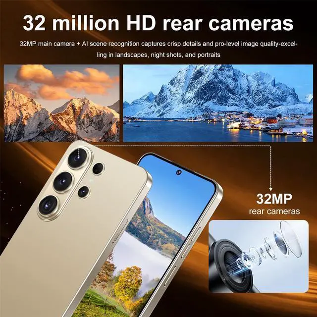Alt view image 5 of 7 - GAMAKOO G26 Ultra 5G 6GB+64GB Dual SIM Unlocked Cell Phone Smartphone Deca Core Android 15 16MP+32MP 5000mAh