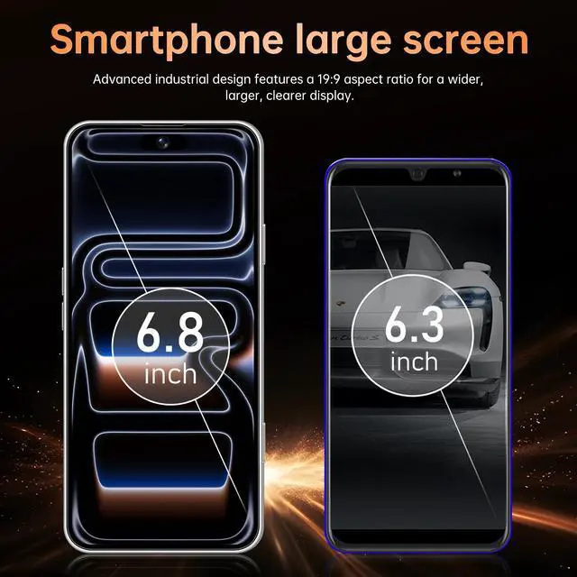 Alt view image 7 of 7 - GAMAKOO G17 Pro Max 5G Smartphone 4G+64G Dual Sim Android Unlocked Cell Phone 5000mAh 16MP+32MP