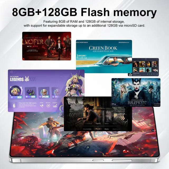 Alt view image 4 of 6 - GAMAKOO G26 Ultra 5G S Pen Smartphone 8GB+128GB 6.8 inch Unlocked Cell Phone Android 15 16+32MP 5000 mAh