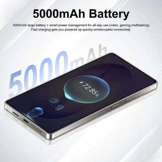 Alt view image 5 of 6 - GAMAKOO G26 Ultra 5G S Pen Smartphone 8GB+128GB 6.8 inch Unlocked Cell Phone Android 15 16+32MP 5000 mAh Grey