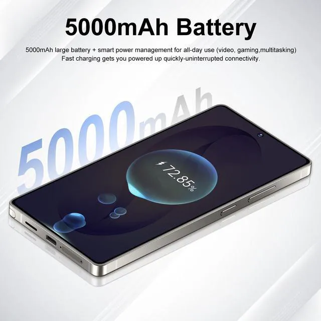 Alt view image 5 of 7 - GAMAKOO G26 Ultra 5G 8GB+256GB Dual Sim 6.8" Unlocked Smartphone Cell Phone Android 15 5000mAh 16MP+32MP Grey