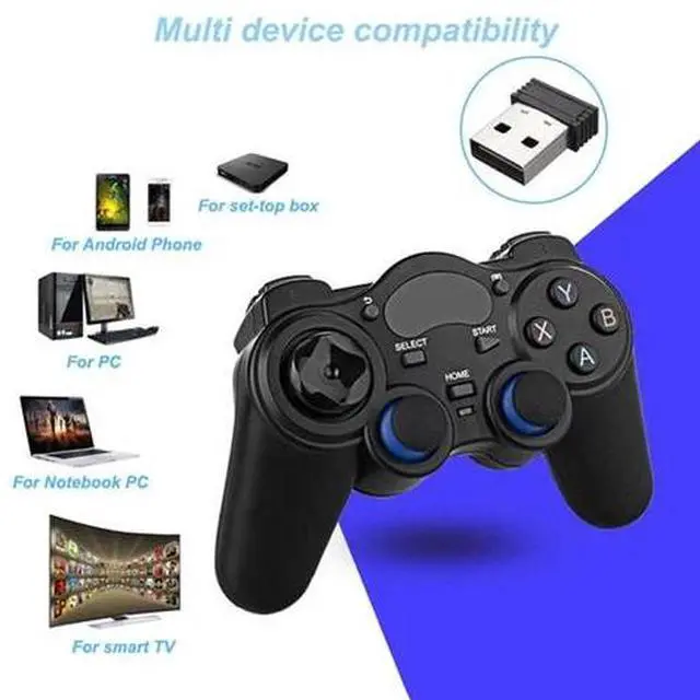 Alt view image 2 of 7 - USB Wireless Gaming Controller Gamepad for PC Laptop Computer Joystick