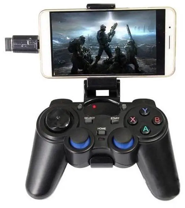 Alt view image 3 of 7 - USB Wireless Gaming Controller Gamepad for PC Laptop Computer Joystick