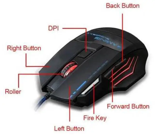 Alt view image 5 of 7 - Gaming Keyboard And Mouse LED Light Backlit Mechanical Feel For Computer Desktop