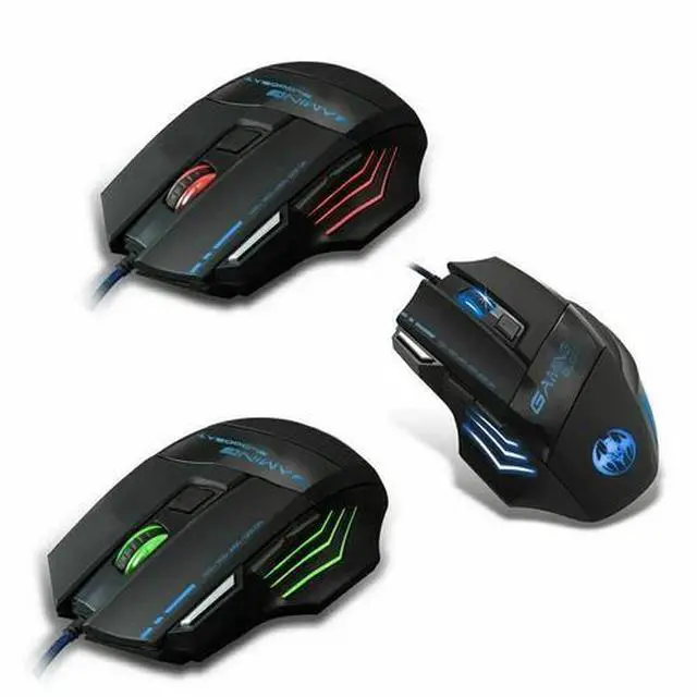 Alt view image 6 of 7 - Computer Desktop Gaming Keyboard and Mouse Mechanical Feel LED Light Backlit