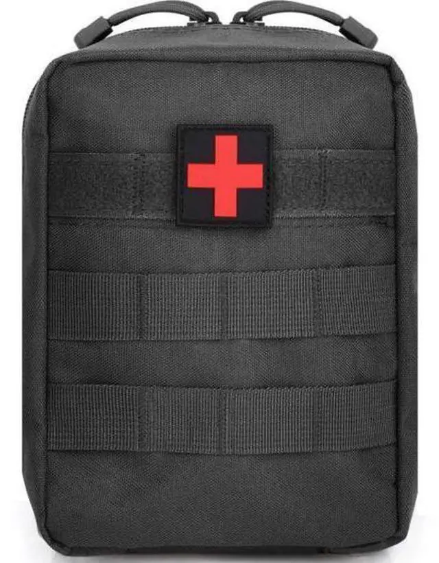 Main image of Tactical Molle First Aid Kits EDC Medical Pack Outdoor Military Army Hunting Bag Black