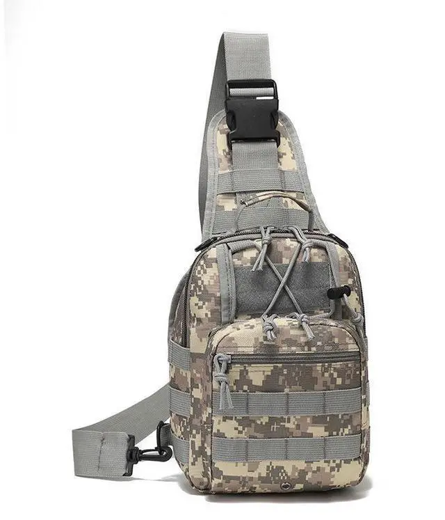 Main image of Mens Backpack Tactical Sling Bag Shoulder Molle Travel Chest Pack Outdoor Hiking ACU camouflage