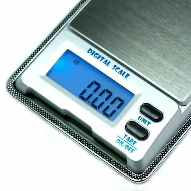 Alt view image 7 of 7 - 0.01g Precision Jewelry Scale with Hard Case 500g x 0.01g Digital Pocket Scale