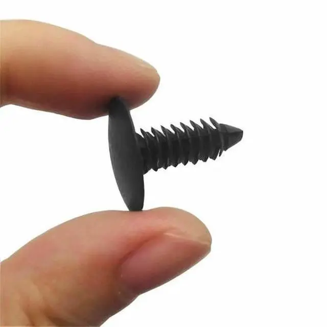Alt view image 4 of 6 - 7mm 400PCS Plastic Rivets Bumper Clips Auto Car Hole Fastener Fender Push Pin