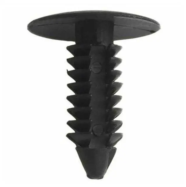 Alt view image 5 of 6 - 7mm 400PCS Plastic Rivets Bumper Clips Auto Car Hole Fastener Fender Push Pin