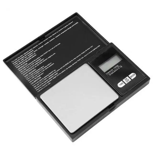 Alt view image 3 of 7 - Weigh Gram Scale Digital Pocket Scale 1000g by 0.1g Food Scale Jewelry Kitchen