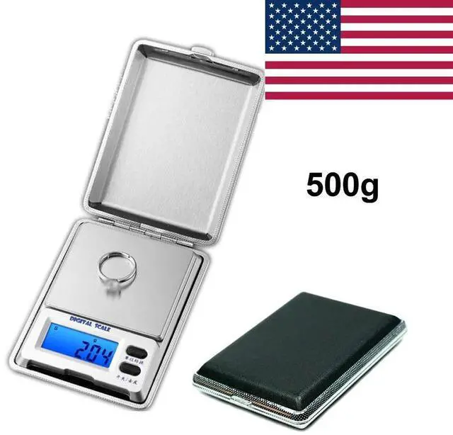 Main image of 500g x 0.01g Digital Pocket Scale 0.01g Precision Jewelry Scale with Hard Case