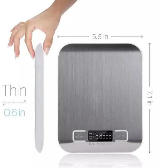 Main image of Digital Electronic Kitchen Food Diet Postal Scale Weight Balance 5KG / 1g 11lb