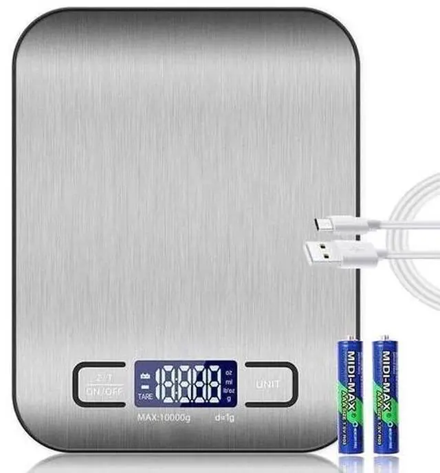 Alt view image 2 of 7 - Digital Food Scale 22lb Kitchen Scales Grams & Ounce For Weight Loss Cooking New