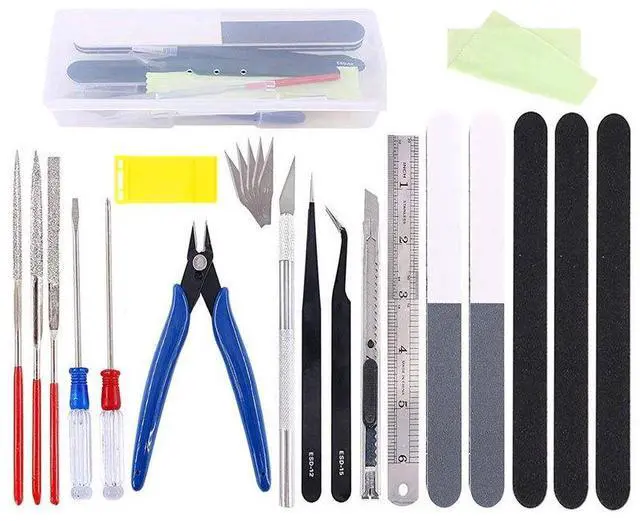 Main image of 22Pcs Gundam Model Tool Set Craft Kit for Car Craft Assembly Building Basic Set