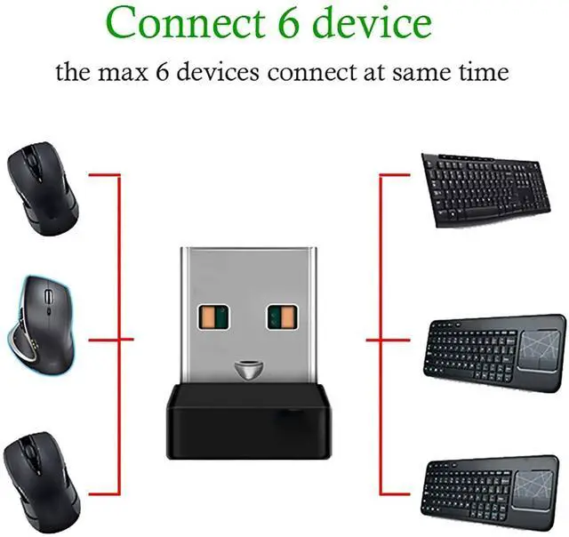 Alt view image 3 of 3 - Portable USB Unifying Receiver for Wireless Keyboards and Mice