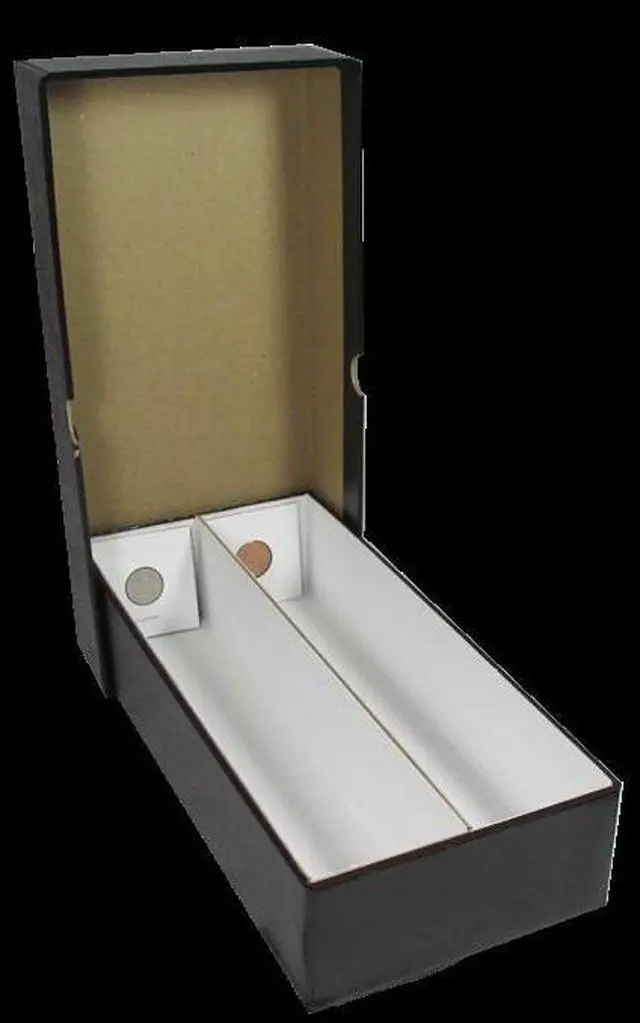 Alt view image 3 of 6 - 2X2 Coin Flips Snaplock Storage Box Heavy Duty Strong 10 Inch Double Row Black