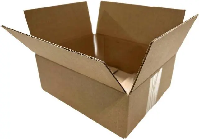 Main image of 100 Pack 8x6x4 Inches Corrugated Cardboard Boxes for Shipping Mailing Packing