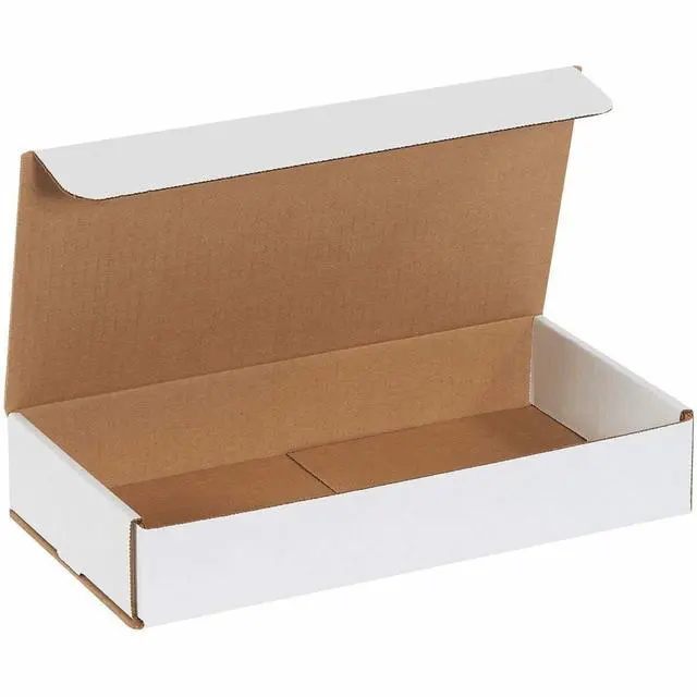 Alt view image 2 of 5 - 100 Pack 8x6x4 Inches Corrugated Cardboard Boxes for Shipping Mailing Packing