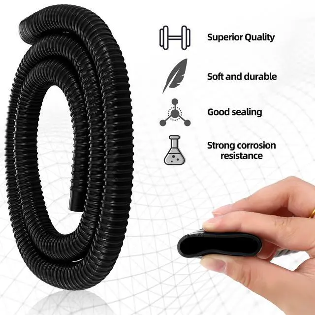 Alt view image 4 of 7 - 1100 GPH Bilge Pump Kit 12V Electric Boat Water Submersible 6ft Hose Clamps Thru-12V GFBP1Pump+hose
