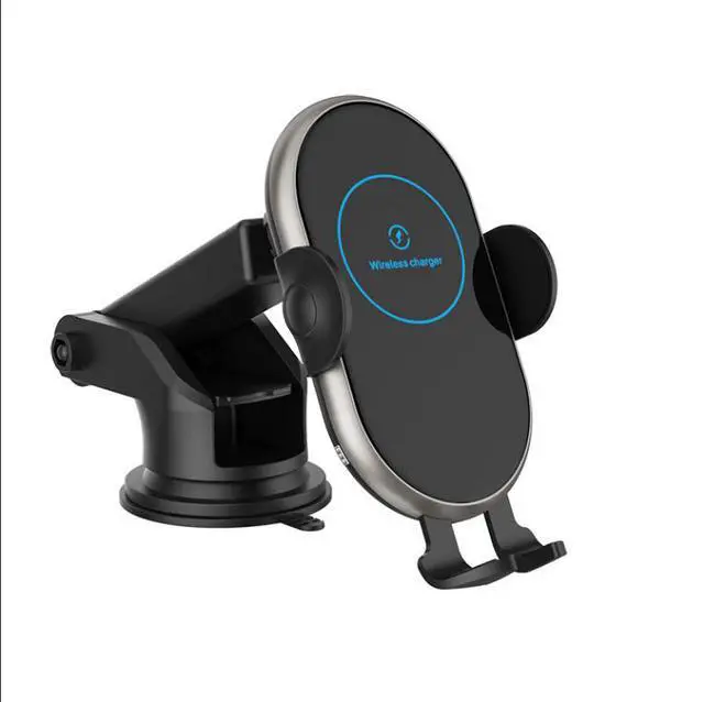 Alt view image 7 of 7 - 10W Wireless Charger Fast Charging Automatic Clamping Car Mount Phone Holder